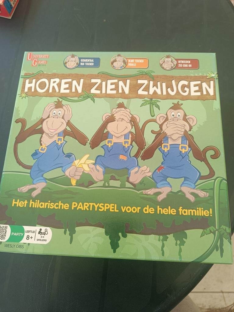 Horen zien zwijgen spel, Ophalen of Verzenden