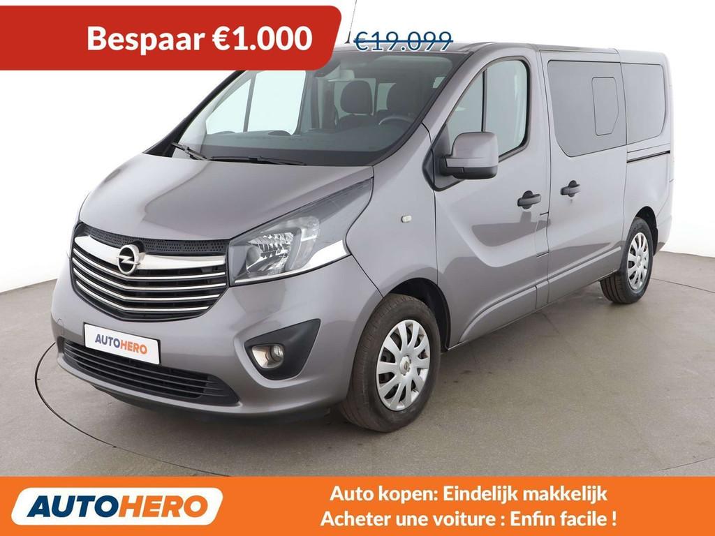 Opel Vivaro 1.6 Biturbo CDTI Combi+ L1H1 2,7t (bj 2018), Auto's, Voorwielaandrijving, 4 deurs, Stof, Zwart