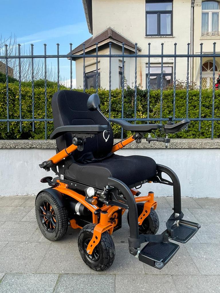Fauteuil roulant électrique Vermeiren Forest F3 état neuf, Enlèvement ou Envoi, Pliant, Utilisé, Fauteuil roulant électrique