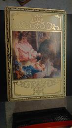 Vintage decoratieve blikken doos in rococo-stijl, Verzamelen, Ophalen