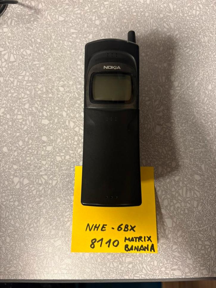 Nokia retro vintage 8110 banana matrix, 6210, 6310, 6150, Telecommunicatie, Mobiele telefoons | Hoesjes en Screenprotectors | Nokia