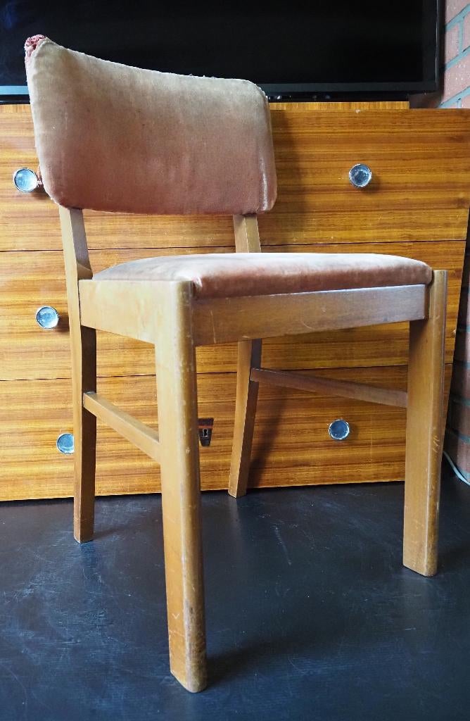 Chaise De Coene, mod. DENISE, Art Déco, '35 Decoene Courtrai, Enlèvement