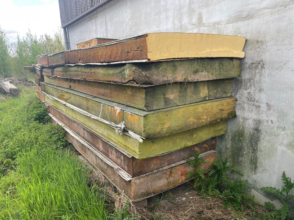 PIR sandwichpanelen, Doe-het-zelf en Bouw, Ophalen, Dakisolatie, Gebruikt, 12 cm of meer