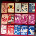 60-tal vintage Muziek partituren bladmuziek, Ophalen of Verzenden, Zo goed als nieuw