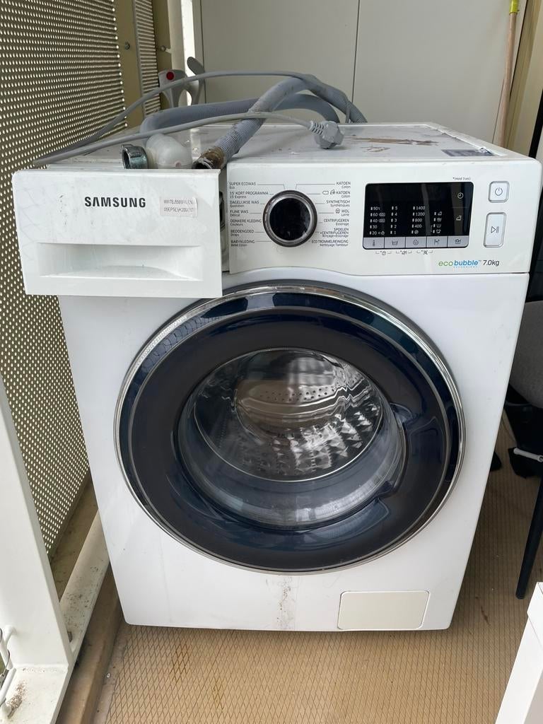 Samsung eco bubble 7 kg, Ophalen of Verzenden, Zo goed als nieuw