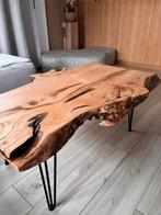 Boomstam Salontafel, Huis en Inrichting, Tafels | Salontafels, Ophalen, Zo goed als nieuw, Eikenhout, 50 tot 100 cm
