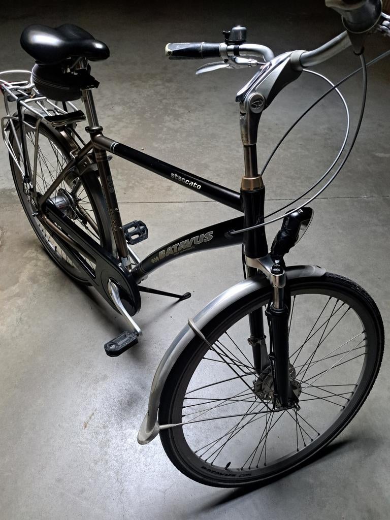 Stevige stadsfiets Batavus, Fietsen en Brommers, Ophalen, Gebruikt, Vering, Batavus