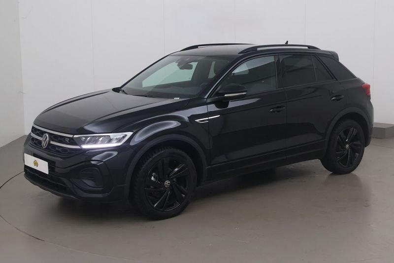 Volkswagen T-Roc 1.0 TSI R-Line 115, Auto's, Volkswagen, Gebruikt, Overige bekleding, Zwart, Bedrijf