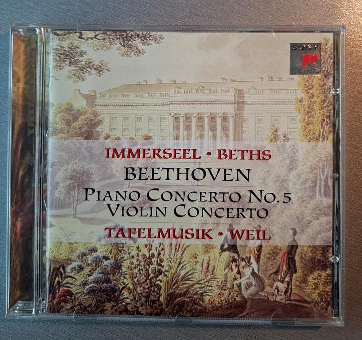 CD. Beethoven. Concerto pour piano n° 5/Concerto pour violon, CD & DVD, CD | Classique, Enlèvement ou Envoi