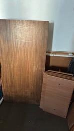 Hout van een bureau, Doe-het-zelf en Bouw, Ophalen, Gebruikt, Hout, 20 tot 50 mm