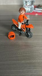 motor met kind playmobil, Ophalen of Verzenden, Zo goed als nieuw, Complete set