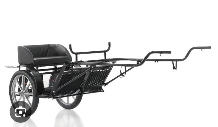 Sulky Pirouette (prijs gezakt), Dieren en Toebehoren, Rijtuigen en Koetsen, Gebruikt, Sulky, Pony, Gesloten