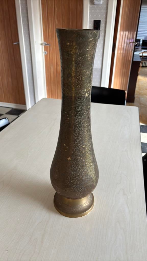 Indiase vaas koperlegering, Antiek en Kunst, Antiek | Vazen, Ophalen
