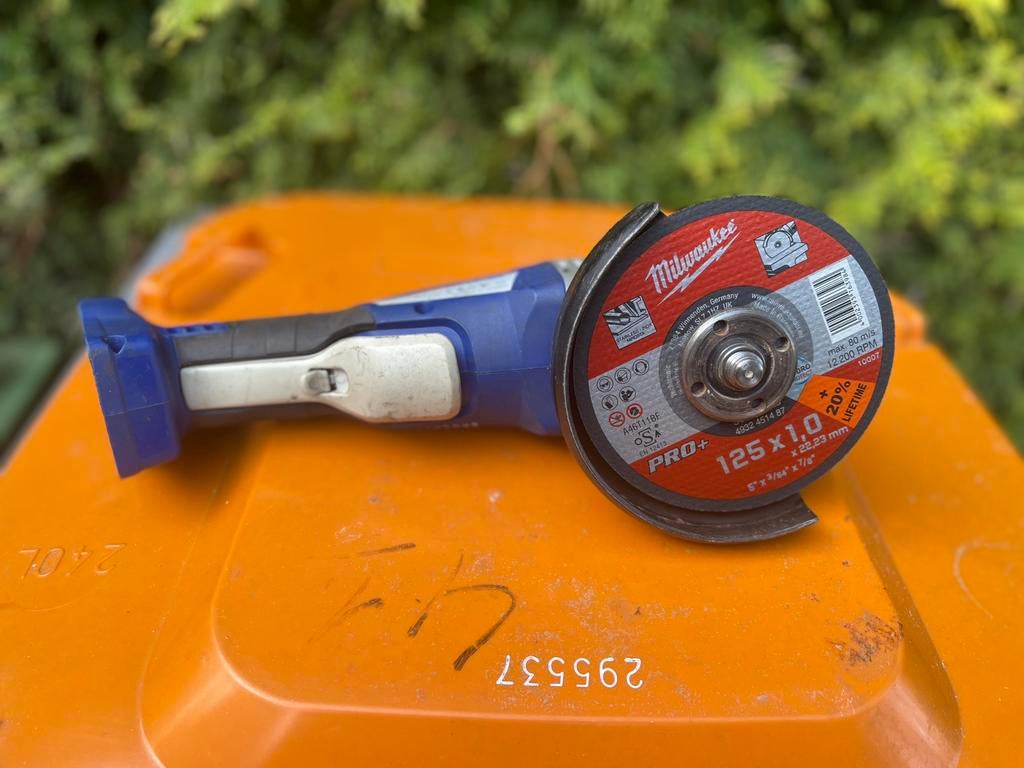 Milwaukee M18 Berner, Ophalen, Zo goed als nieuw