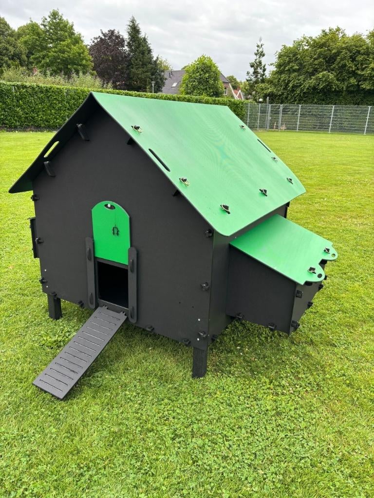 Pluverdi kippenhok Brussels (12-24 kippen): OP VOORRAAD, Dieren en Toebehoren, Ophalen of Verzenden, Nieuw, Kippenhok of Kippenren