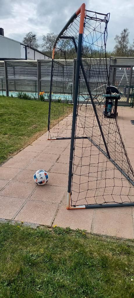 Goal de Football + 1 ballon Adidas Euro 2016, Sport en Fitness, Voetbal, Gebruikt, Bal, Ophalen