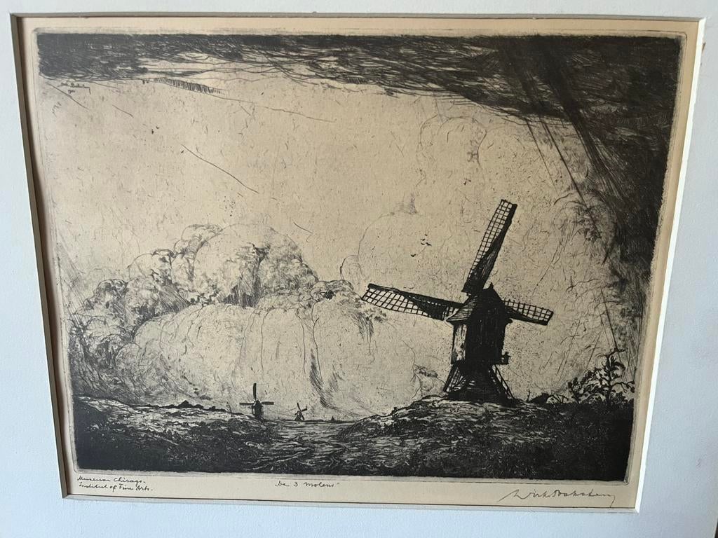 Ditk Baksteen Ets, Enlèvement, Eau-forte