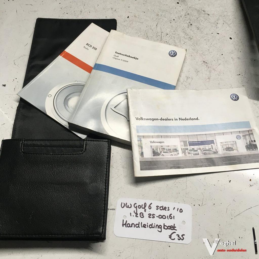 Vw Golf 6 1.2 B 6 bak handgesch. kleurcode LC9X 2010 2500161, Autos : Divers, Modes d'emploi & Notices d'utilisation, Enlèvement ou Envoi