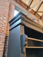 Massief houten boekenkast/bibliotheekkast GRATIS LEVERING, Ophalen, Met deur(en), 200 cm of meer, Zo goed als nieuw