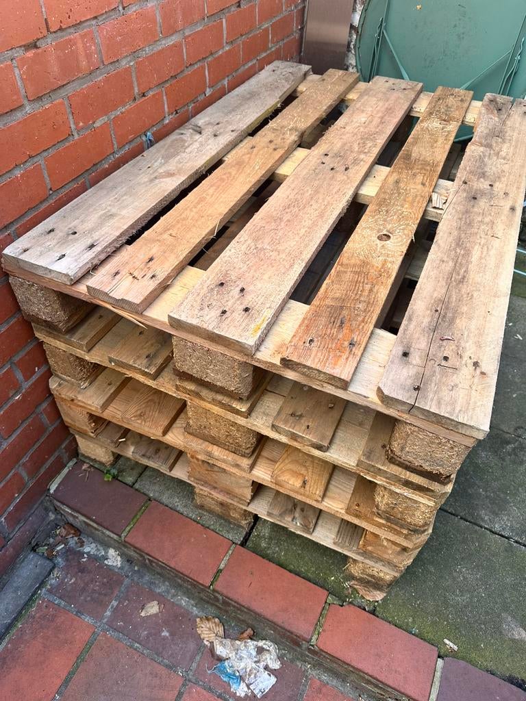 Europallets 4 stuks, Ophalen, Zo goed als nieuw