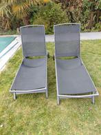 Ligzetels tuin, Tuin en Terras, Ophalen, Gebruikt, Aluminium, Verstelbaar