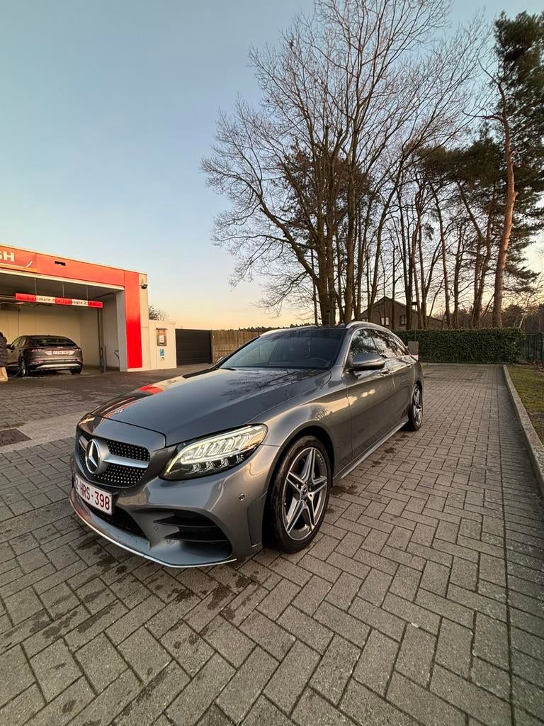 Mercedes C klasse Shooting break, Auto's, Mercedes-Benz, Particulier, Achteruitrijcamera, Benzine, Break, Automaat, Grijs, Dealer onderhouden