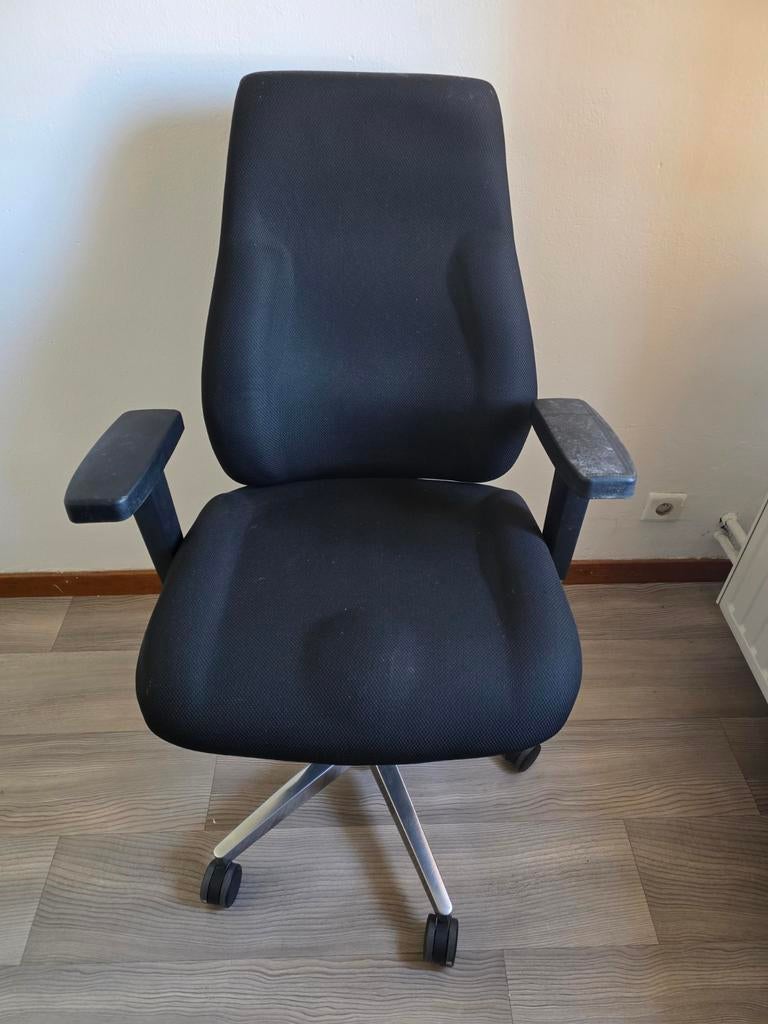 Bureaustoelen, Huis en Inrichting, Ophalen, Gebruikt, Zwart, Bureaustoel