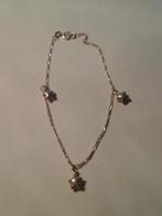 zilveren armband met zilveren sterbedeltjes, Nieuw, Ophalen of Verzenden, Met bedels of kralen, Zilver