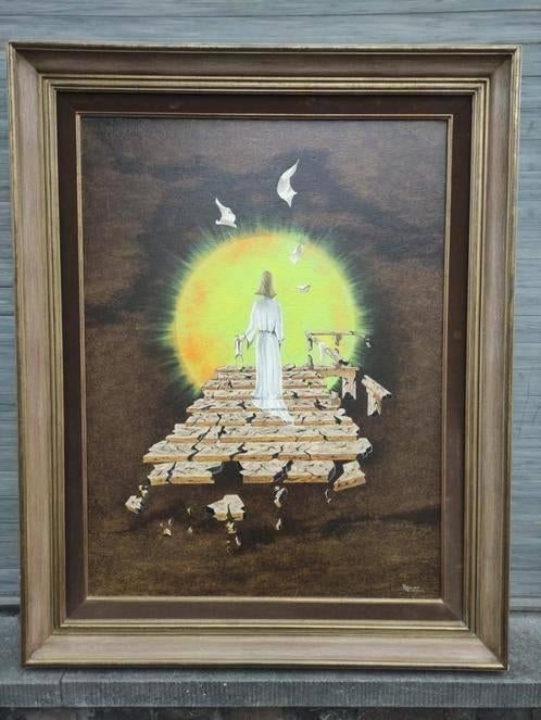 huile sur toile signe r doyen, Antiquités & Art, Enlèvement