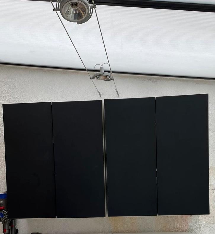 2 ikea kasten met elk 2 schabben en 2 krijtdeuren., Huis en Inrichting, Kasten | Roldeurkasten en Archiefkasten, Gebruikt, Ophalen