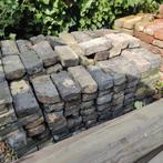 Oude zwarte klompsteen baksteen 200stuks, Bricolage & Construction, Briques, Enlèvement, Briques