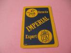 1 oude losse speelkaart Bieren Horse - Ale , Imperial (26), Verzamelen, Ophalen of Verzenden, Zo goed als nieuw, Speelkaart(en)