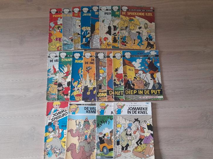 Jommeke strips, Boeken, Stripverhalen, Gelezen, Ophalen of Verzenden