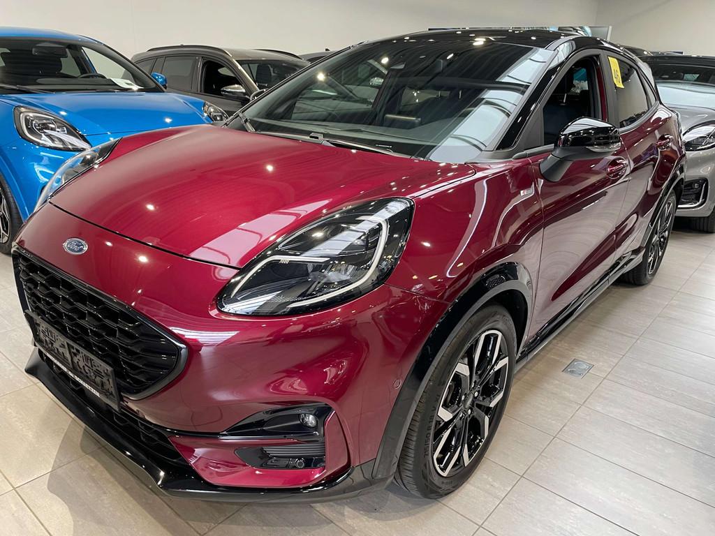 Ford Puma Ruby Edition 1.0 125PK (bj 2023, automaat), Auto's, Ford, Bedrijf, Te koop, Puma, ABS, Adaptieve lichten, Adaptive Cruise Control