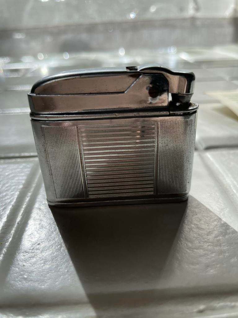 Aansteker Mosda Streamline, Antiek en Kunst, Verzenden, Zilver