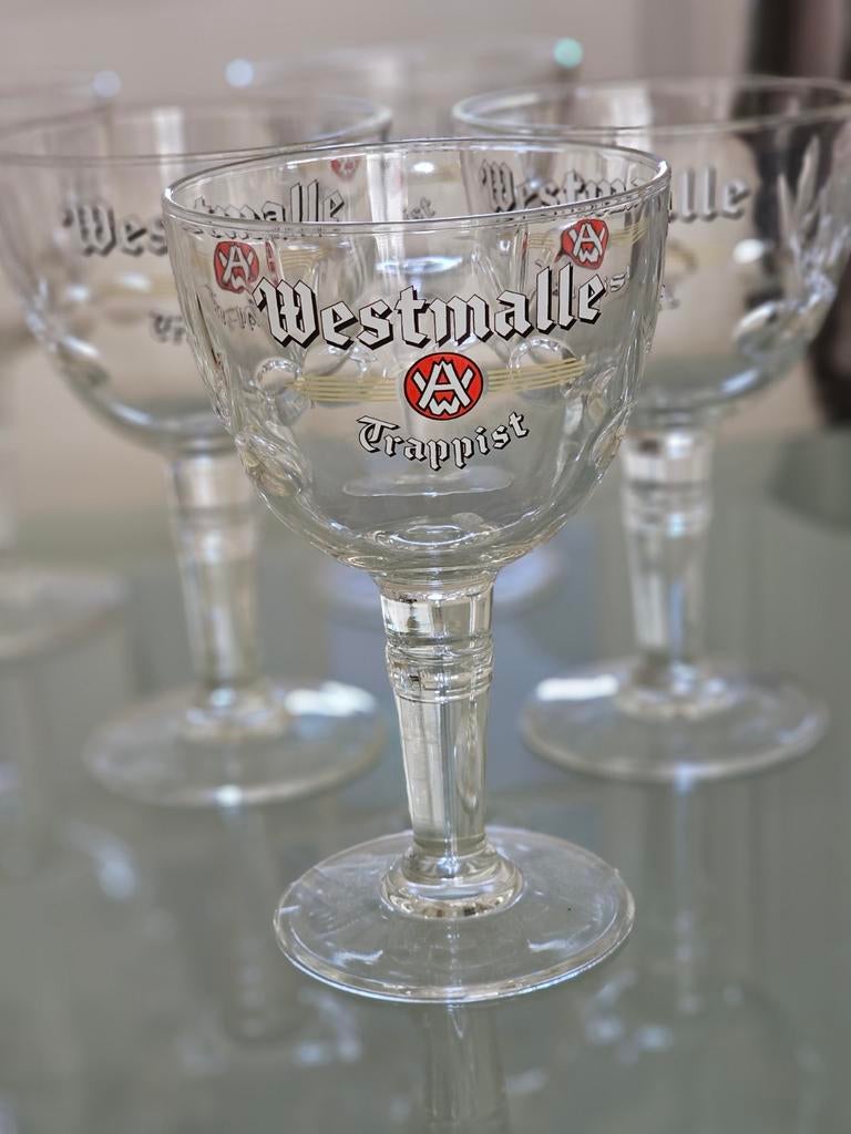 Westmalle bierglazen (6), Verzamelen, Biermerken, Ophalen