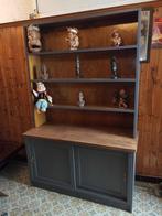 Superbe bibliothèque buffet 2 corps étagères armoire placard, Ophalen of Verzenden