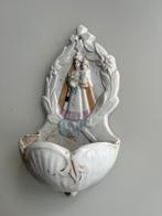 Decoratief polychroom keramisch wijwatervatje, Ophalen