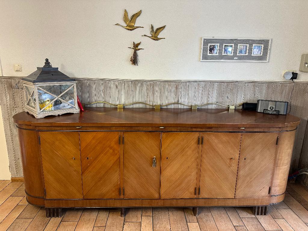 Antieke dressoirkast, Ophalen, Kersenhout, Gebruikt, Met deur(en)