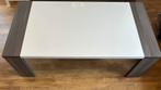 Moderne salontafel | wit/grijs | 135x70x46, Huis en Inrichting, 100 tot 150 cm, 50 tot 100 cm, Zo goed als nieuw, Minder dan 50 cm