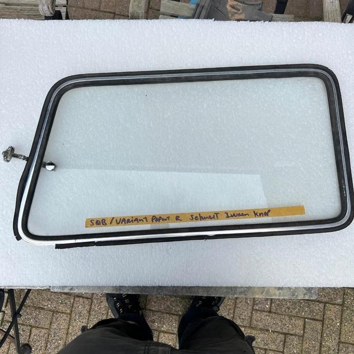 VW Type 3 Squareback Popout R ivoor Sekurit, Auto diversen, Auto-accessoires, Gebruikt, Ophalen of Verzenden