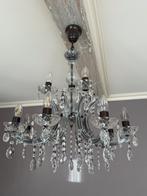 Sfeervolle landelijke ‘kristallen’ luster diameter 60 cm, Huis en Inrichting, Ophalen, Zo goed als nieuw, Glas