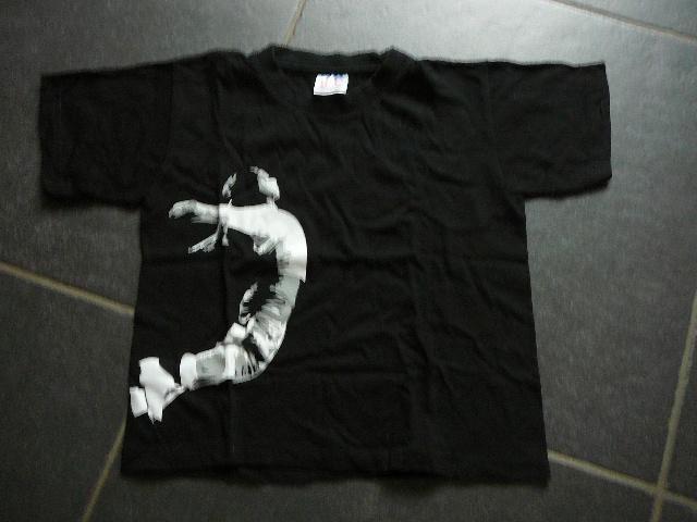 zwart T-shirt met een meisje die springt, Enfants & Bébés, Vêtements enfant | Taille 110, Utilisé, Fille, Chemise ou À manches longues