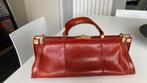 Handtas leder model dokterstas, Handtassen en Accessoires, Ophalen, Zo goed als nieuw, Rood, Handtas