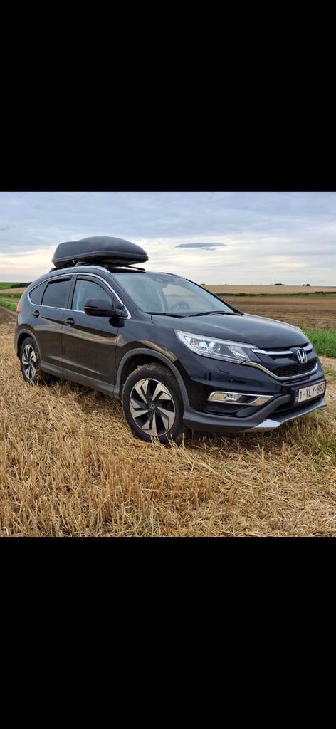 Honda crv 1.6 idtec 4 roues motrice, Auto's, Honda, 2000 kg, Zwart, Leder, Particulier