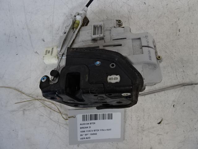 PORTIERSLOT RECHTS VOOR Audi A4 Avant (B7) (8E1837016AA), Auto-onderdelen, Carrosserie, Audi, Voor, Rechts, Gebruikt