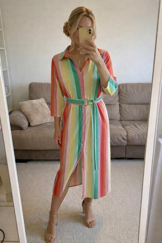 Lange jurk K-Design xxl (regenboogjurk), Vêtements | Femmes, Robes, Taille 46/48 (XL) ou plus grande, Autres couleurs, Comme neuf