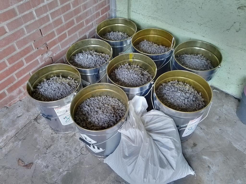 Blauwe bassalt, Jardin & Terrasse, Gravier, Rochers & Caillasse, Neuf, Bleu, Basalte, Enlèvement