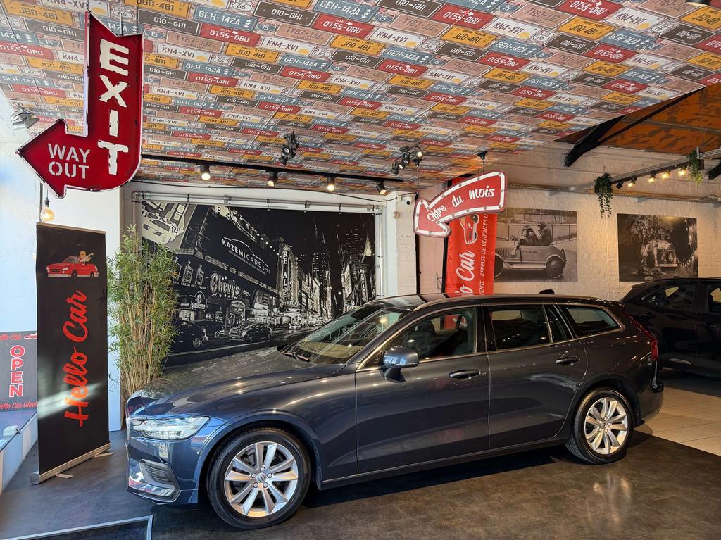 Volvo V60 2.0 D3 * AUTOMATIQUE * CUIRS * CAM * CARNET * TVA, Autos, Volvo, Cuir, Argent ou Gris, Achat, Entreprise