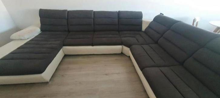 GROTE ZETEL MET OPBERGFUNCTIE EN ZETELBED, Huis en Inrichting, Zetels | Complete zithoeken, Zo goed als nieuw, Stof, Ophalen